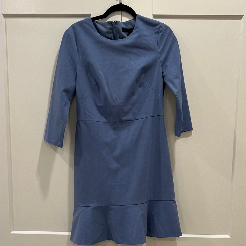Banana Republic Blue Long Sleeve Dress